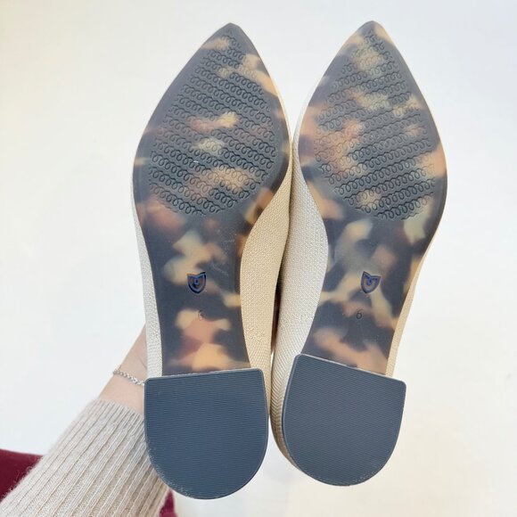 Rothy’s The High Point Women’s Heels Size 6 Sandstone Neutral - Picture 8 of 9